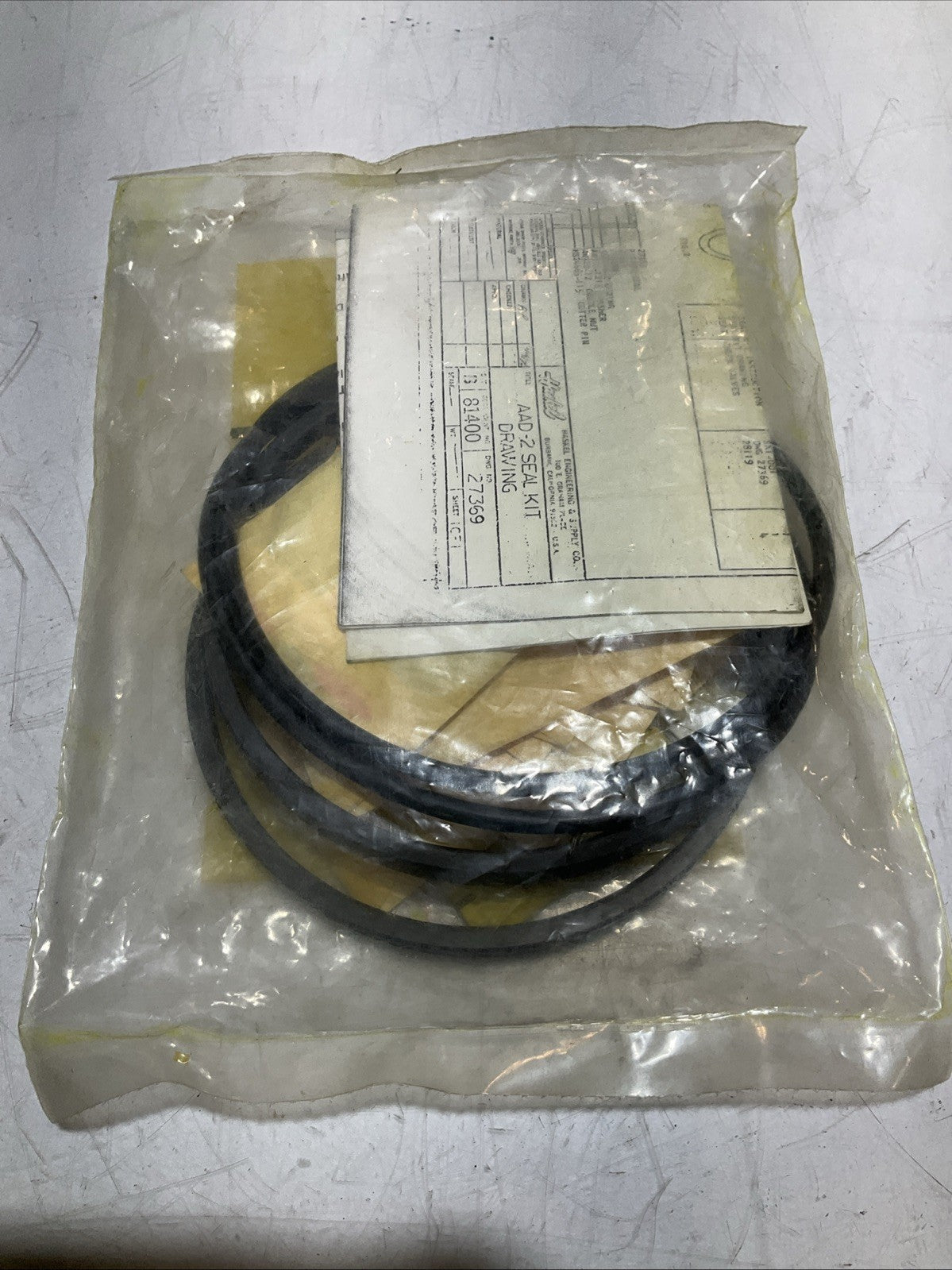 HASKEL 27369 AIR DRIVE SEAL KIT Z2M