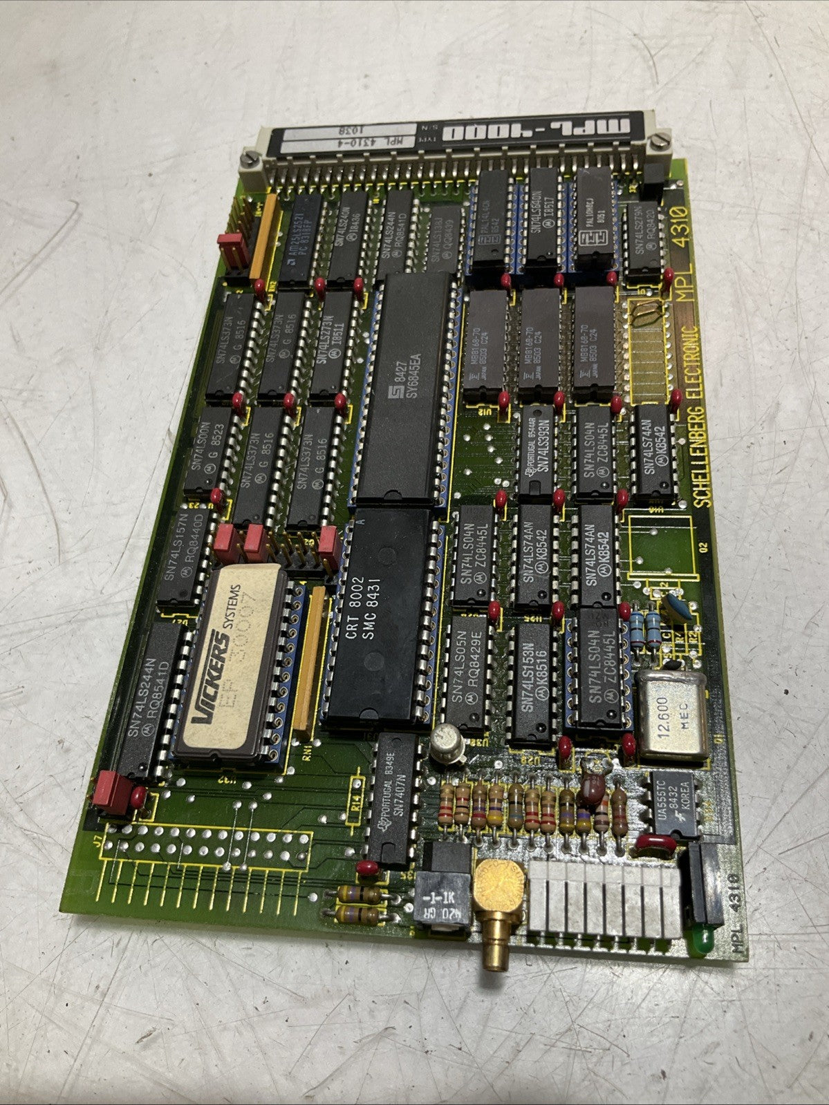SCHELLENBER ELECTRONIC MPL4310-4 MPL-4000 CIRCUIT BOARD CARD Z2M