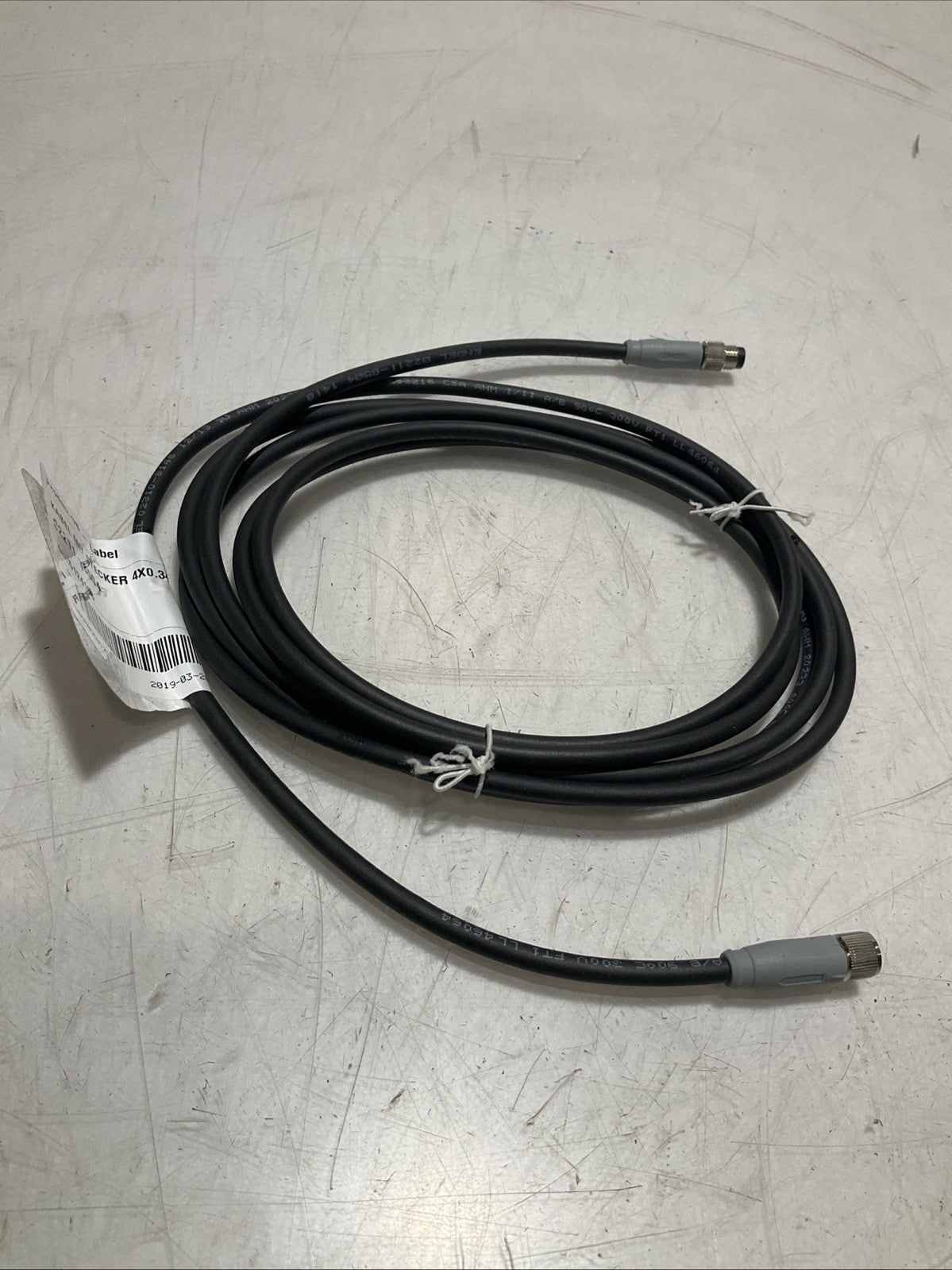 ENGEL 02211-8504 CABLE W CONNECTOR 4X0.34MM LOT OF 2 Z2M