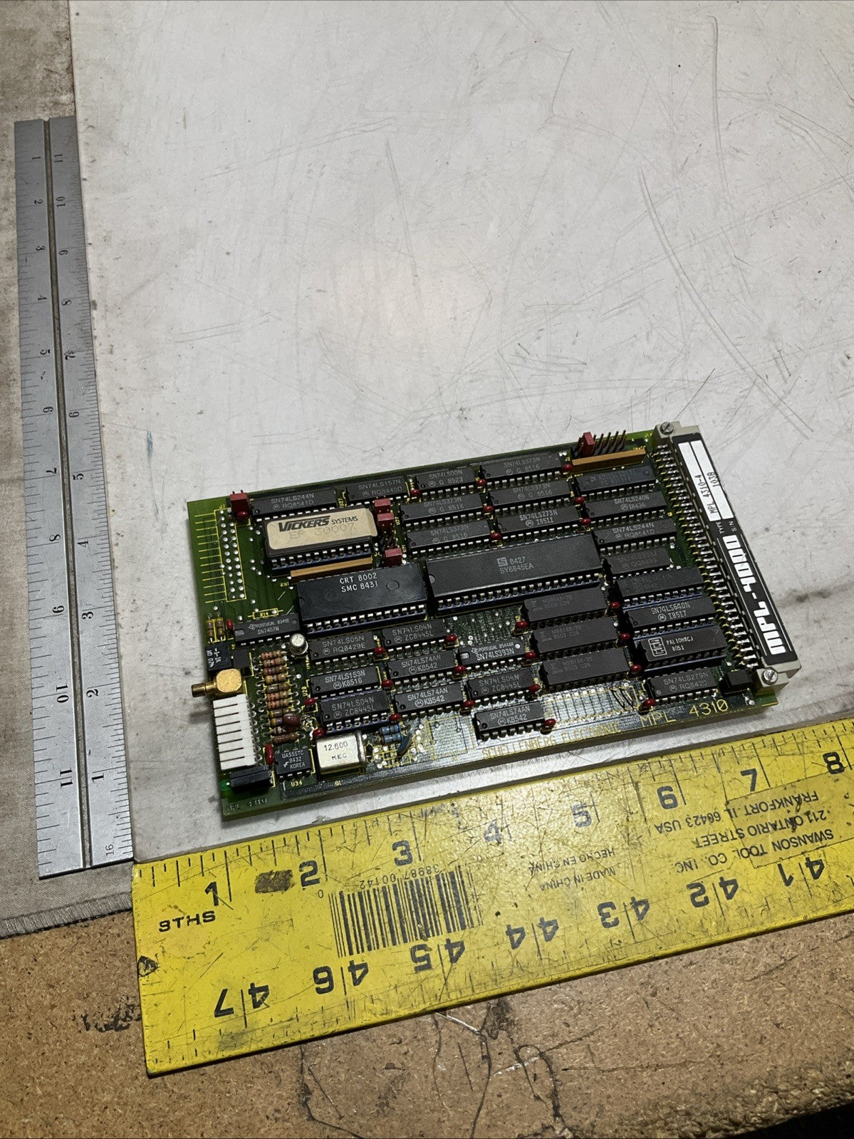SCHELLENBER ELECTRONIC MPL4310-4 MPL-4000 CIRCUIT BOARD CARD Z2M