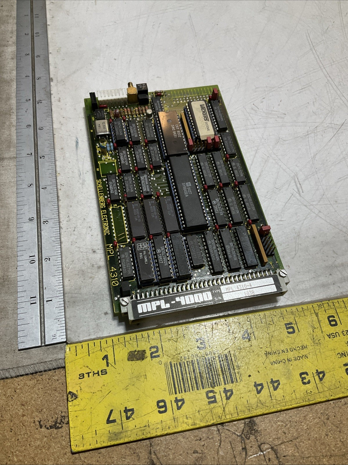 SCHELLENBER ELECTRONIC MPL4310-4 MPL-4000 CIRCUIT BOARD CARD Z2M