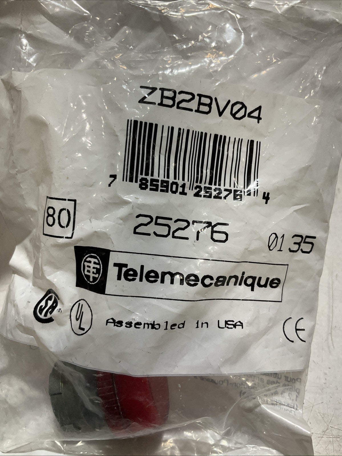 TELEMECANIQUE ZB2BV04 25276 PILOT LIGHT LOT OF 2 Z2M