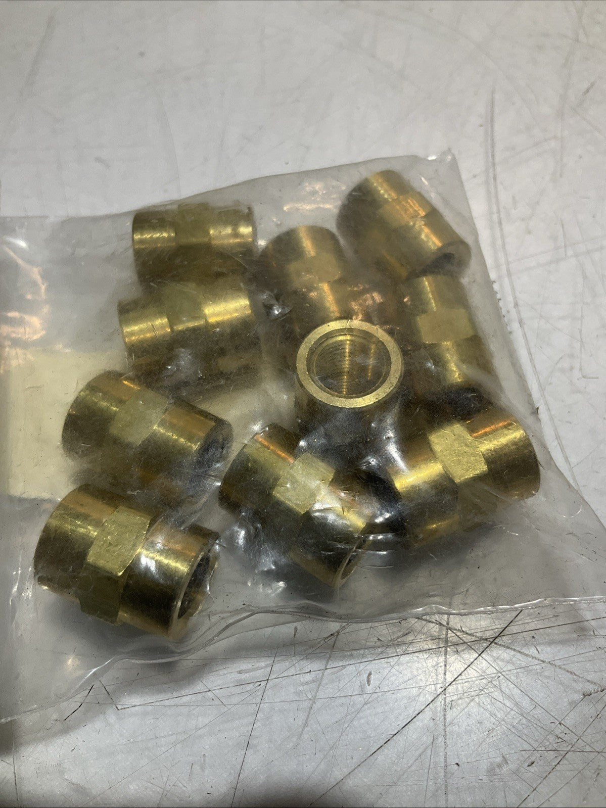 PARKER X209P-8-4 FEMALE BRASS FLUIT PIPE FITTING CONNECTOR Z2M