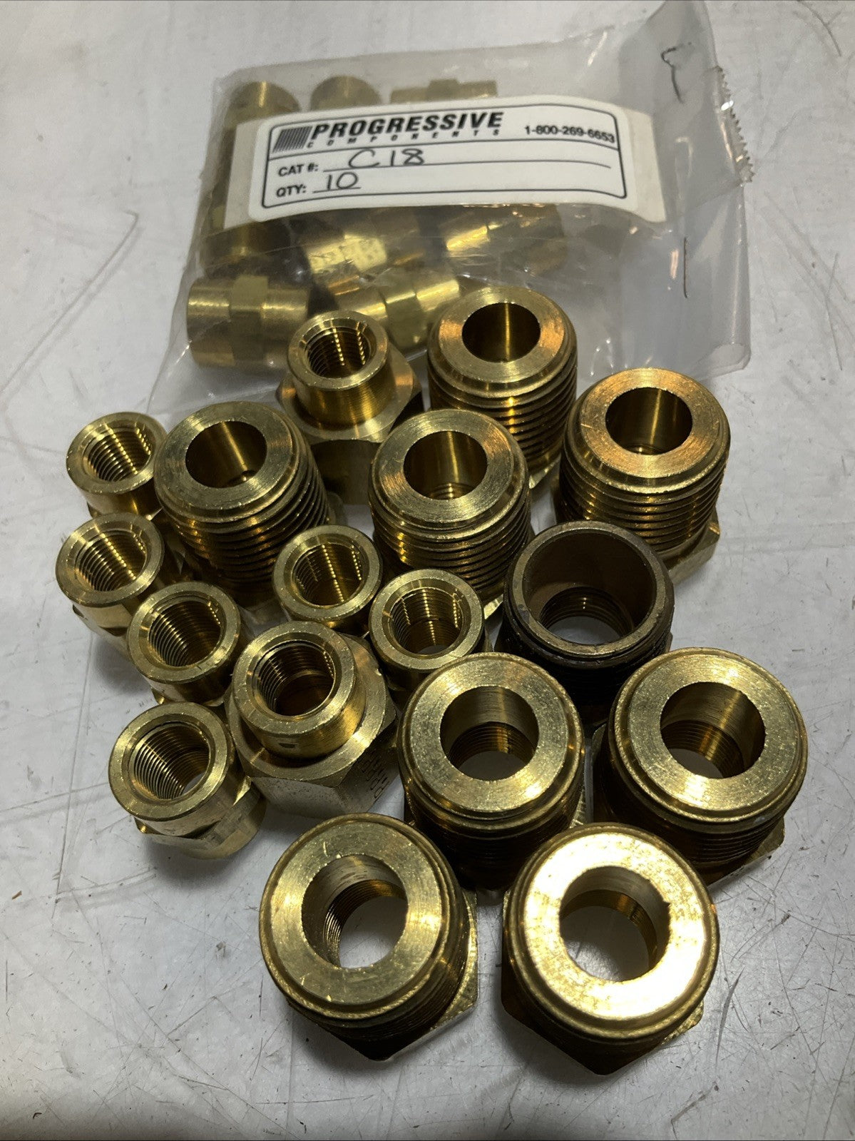 PARKER X209P-8-4 FEMALE BRASS FLUIT PIPE FITTING CONNECTOR Z2M