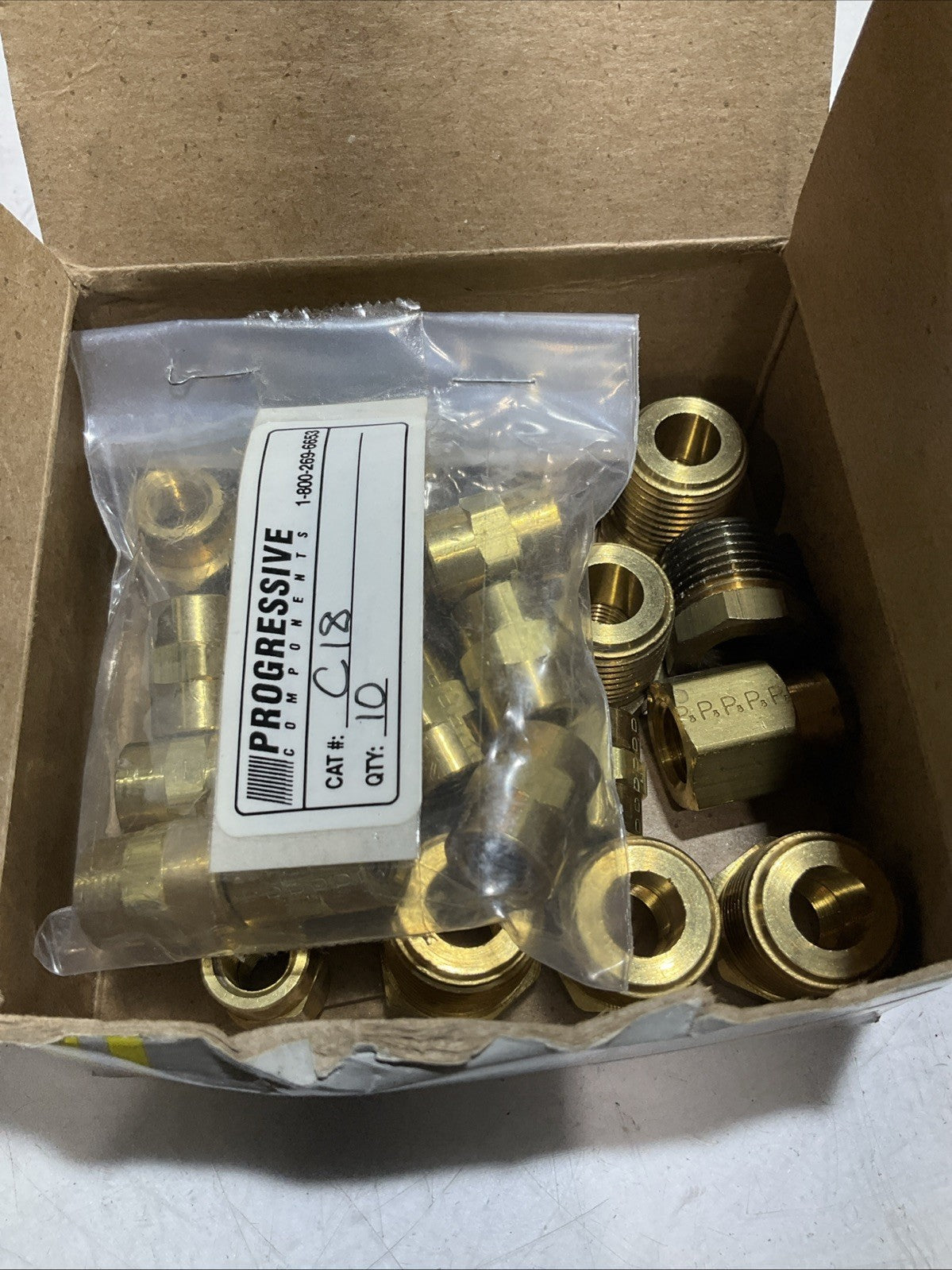PARKER X209P-8-4 FEMALE BRASS FLUIT PIPE FITTING CONNECTOR Z2M