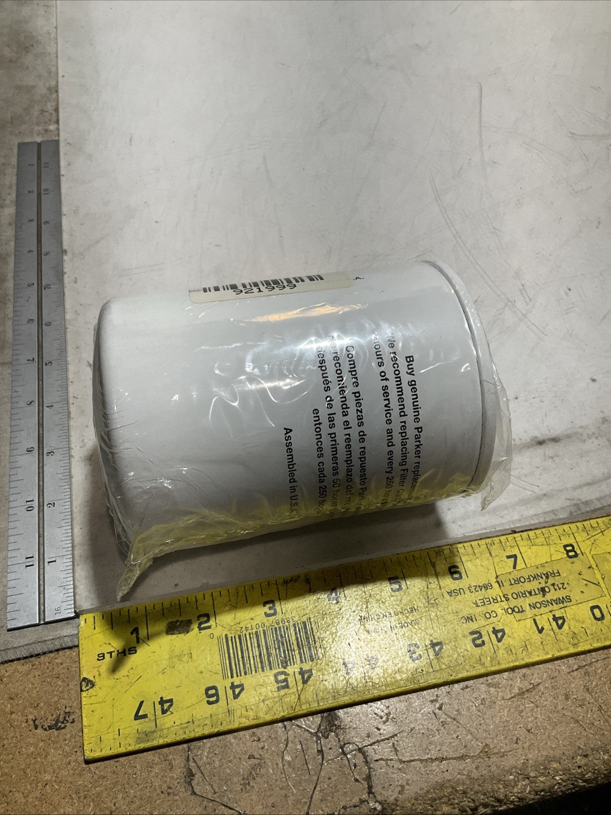 PARKER 921999 HYDRAULIC FILTER DIVISION ELEMENT K-22001 FA35-10 Y2M