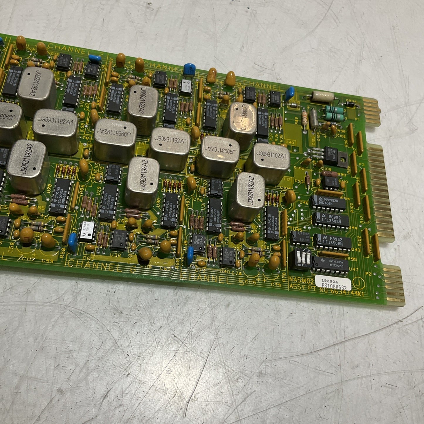 BAILEY NASMO2 6634743 JANALOG SLAVE MV/TC MODULE 15VDC 2.5VA 8 CHANNEL Y2M