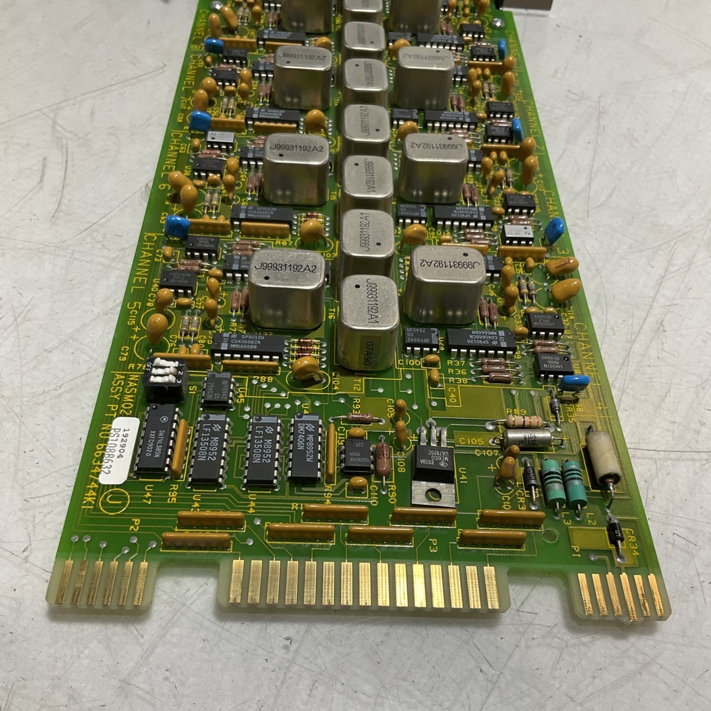 BAILEY NASMO2 6634743 JANALOG SLAVE MV/TC MODULE 15VDC 2.5VA 8 CHANNEL Y2M