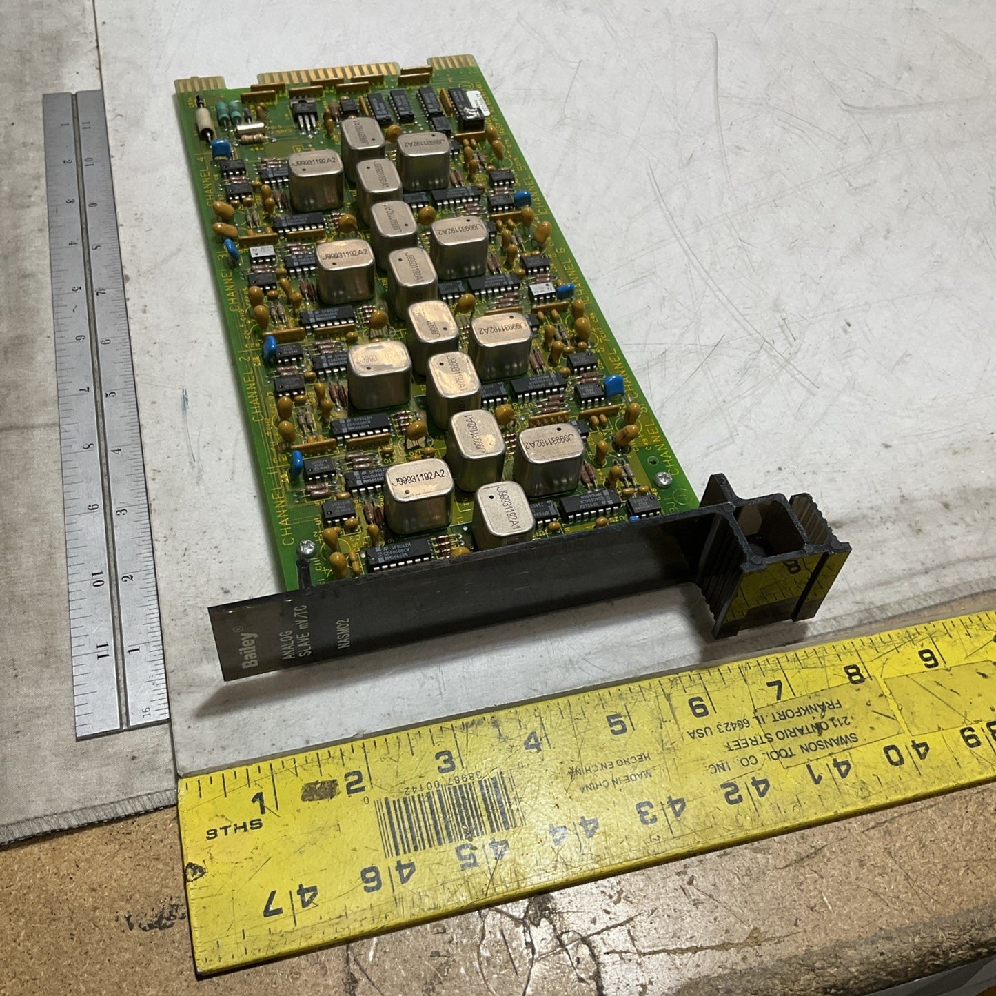 BAILEY NASMO2 6634743 JANALOG SLAVE MV/TC MODULE 15VDC 2.5VA 8 CHANNEL Y2M