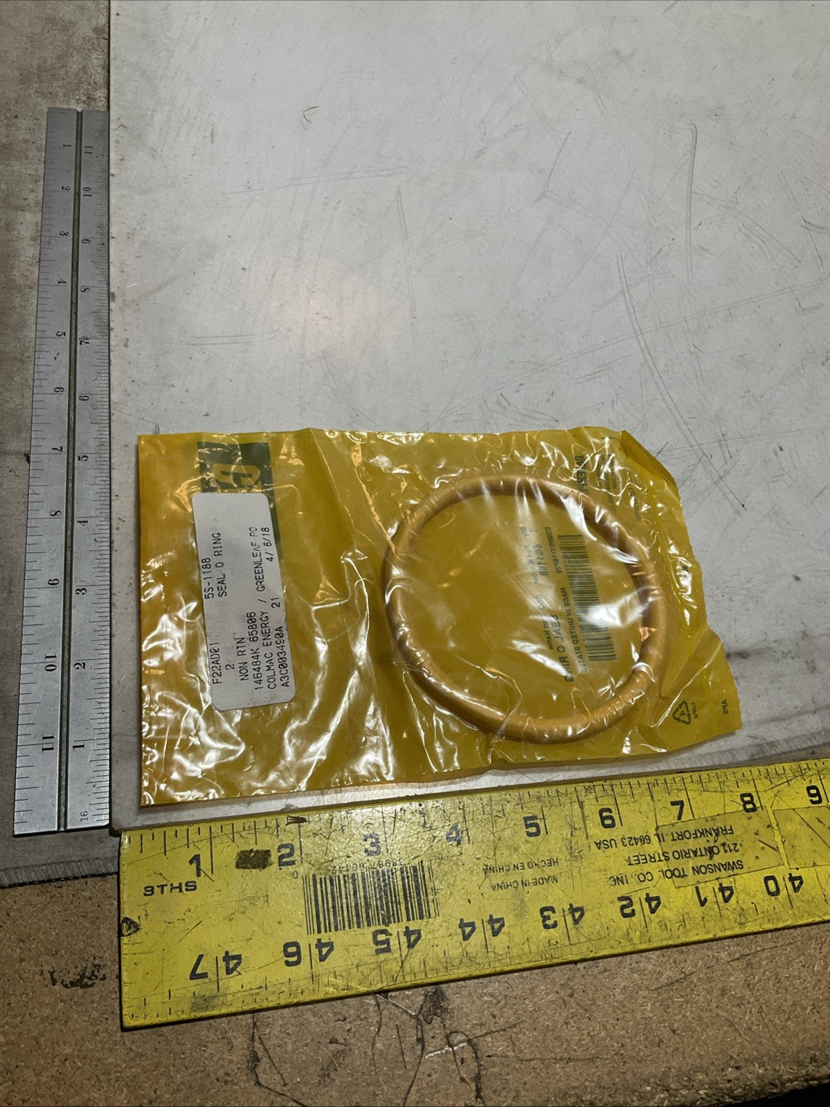 CAT-CATERPILLAR 5S1188 AIR CROSSOVER SEAL O RING LOT OF 2 Y2M