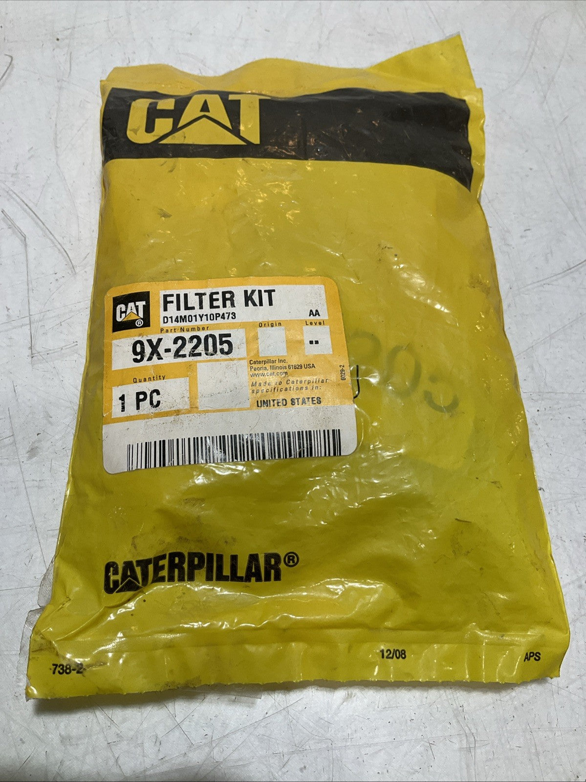 CAT-CATERPILLAR 9X-2205 FUEL TANK CAP FILTER REPAIR KIT Y2M