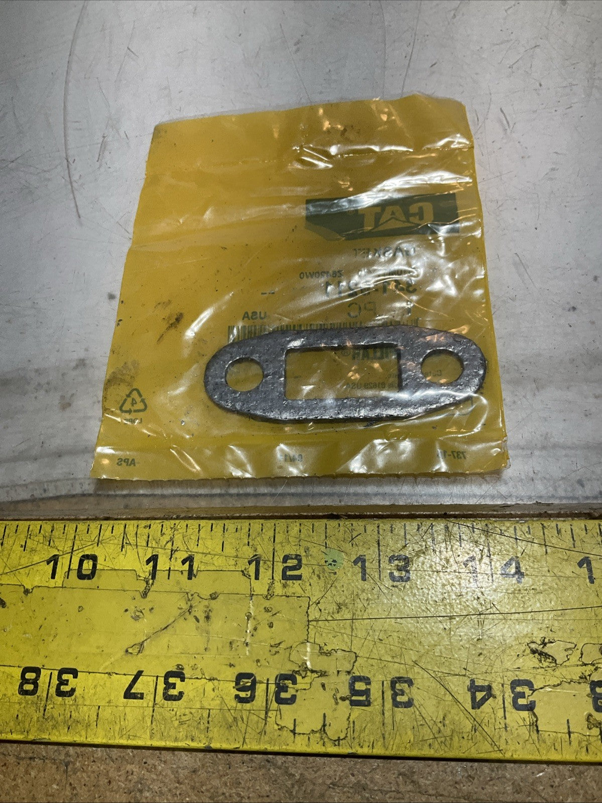 CAT-CATERPILLAR 341-9211 1.6MM THICK COOLANT GASKET LOT OF 4 Y2M