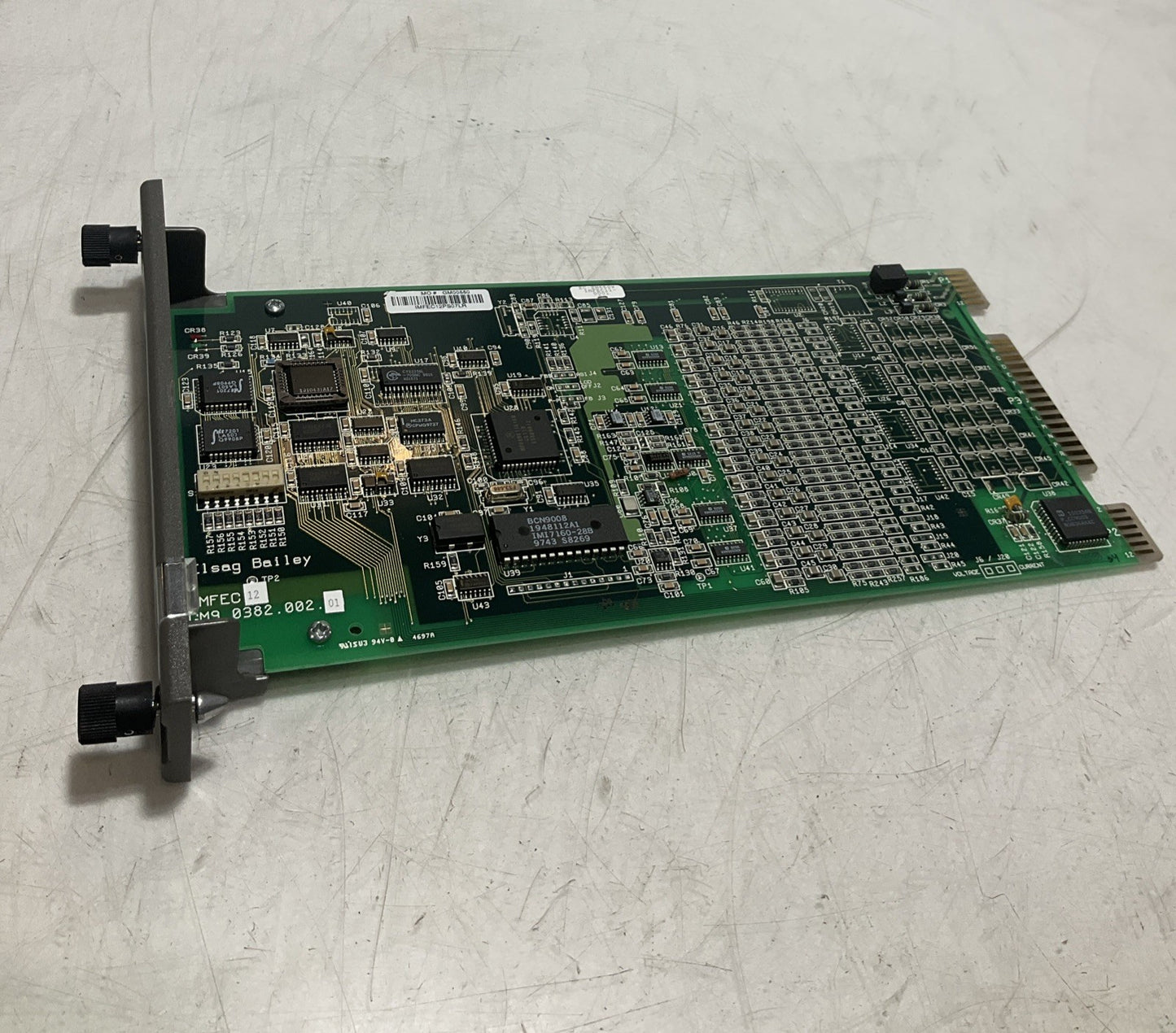ELSAG BAILEY IMFEC12 - 0382.002.01 HIGH LEVEL ANALOG INPUT MODULE BOARD Y2M