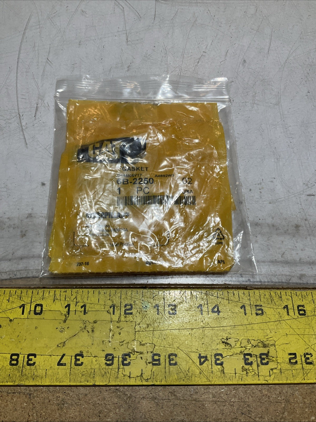 CAT-CATERPILLAR 6B-2250 WASHER GASKET LOT OF 4 Y2M