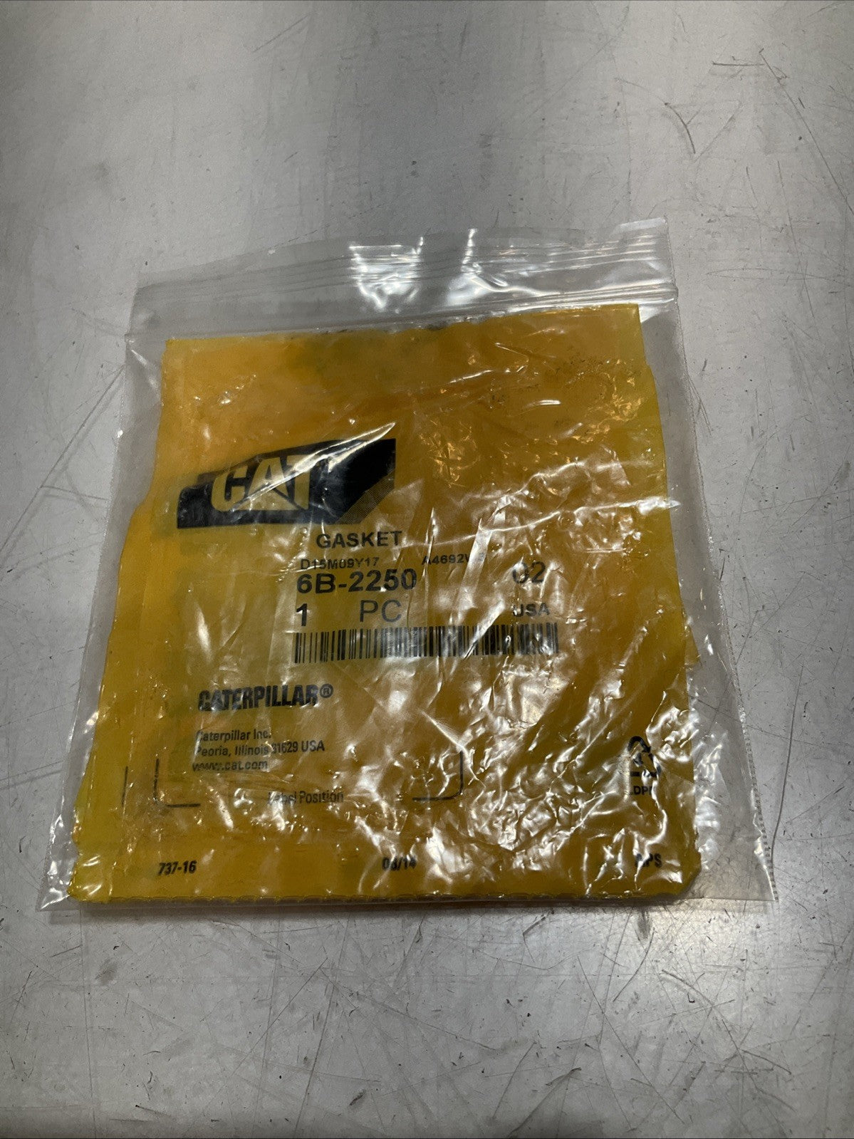CAT-CATERPILLAR 6B-2250 WASHER GASKET LOT OF 4 Y2M