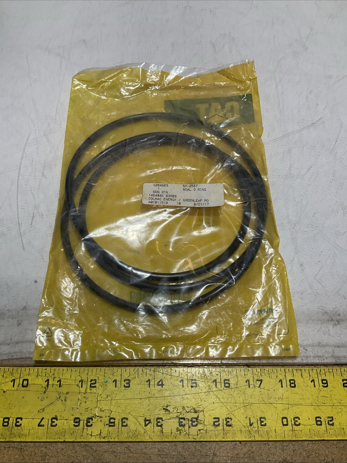 CAT-CATERPILLAR B 5P-2587 SEAL O RING REPLACEMENT Y2M