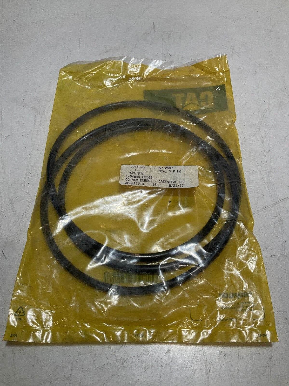 CAT-CATERPILLAR B 5P-2587 SEAL O RING REPLACEMENT Y2M
