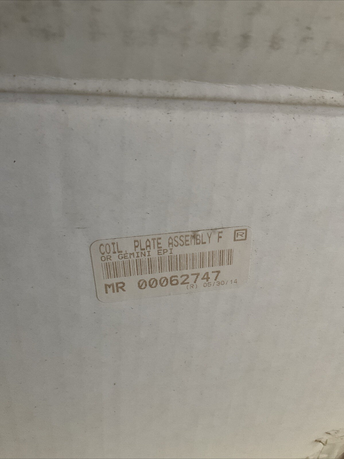 RE DIXON 7000709 4994-2 MR 0062747 PLATE ASSEMBLY COIL FOR GEMINI EPI