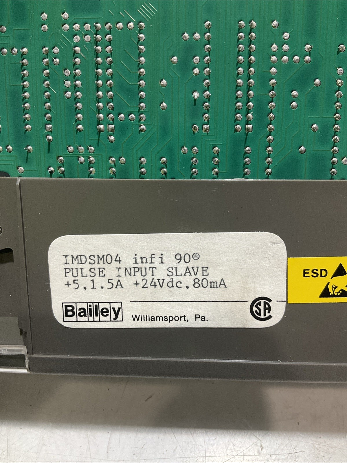 BAILEY INFI90 IMDSMO4 6635582BI SYMPHONY IMPULSE INPUT SLAVE MODULE Y2M
