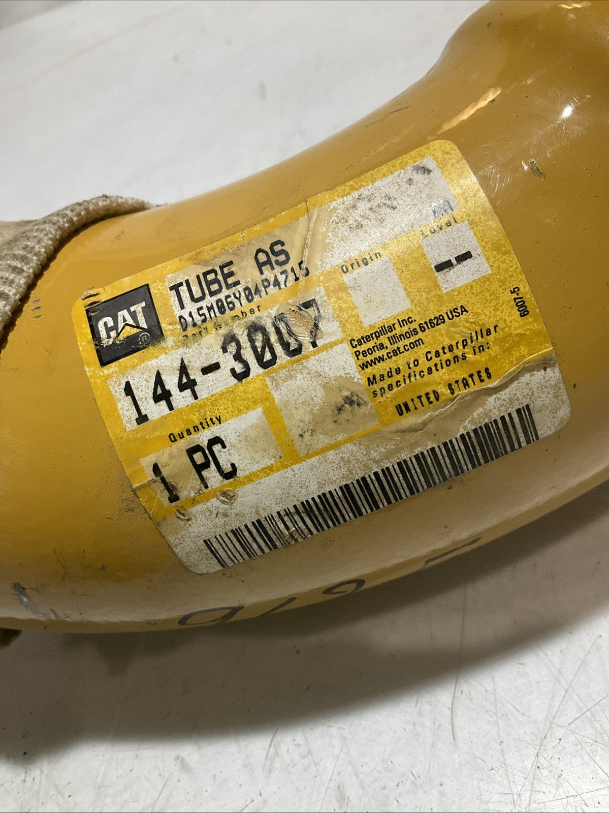 CATERPILLAR-CAT 144-3007 HYDRAULIC TUBE ASSEMBLY Y2M