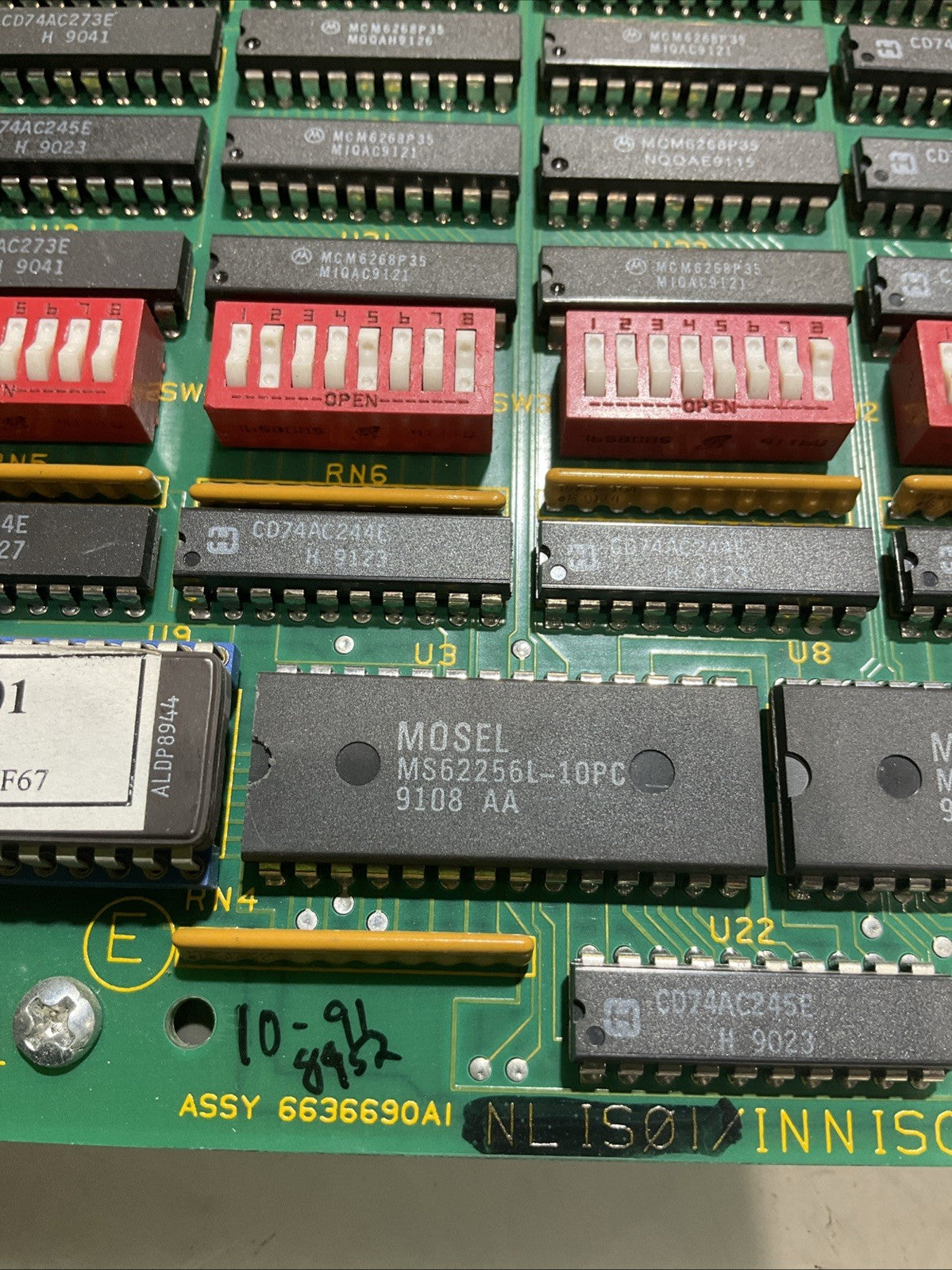 BAILEY INFI90 INNIS01 6636690A1 NETWORK INTERFACE SLAVE 15VDC Y2M