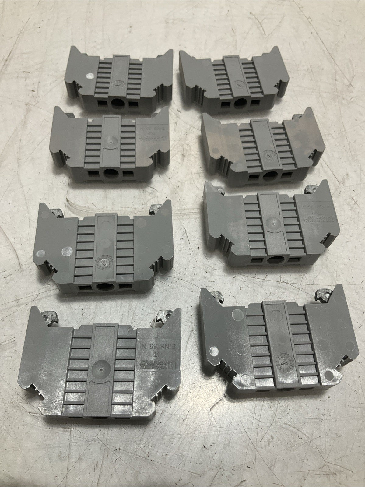 PHOENIX CONTACT 0800886 THE END CLAMP TERMINALS LABEL STRIP LOT OF 8 Z2M