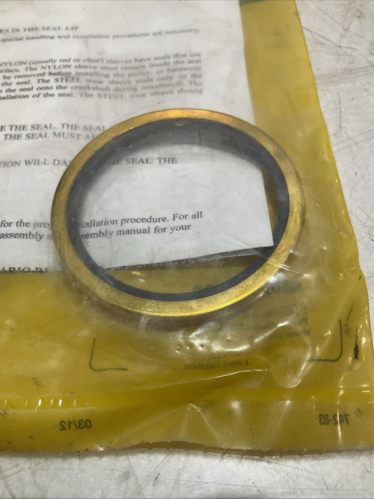 CAT-CATERPILLAR 1AF3S9643 OIL SEAL LOT OF 2 Y2M