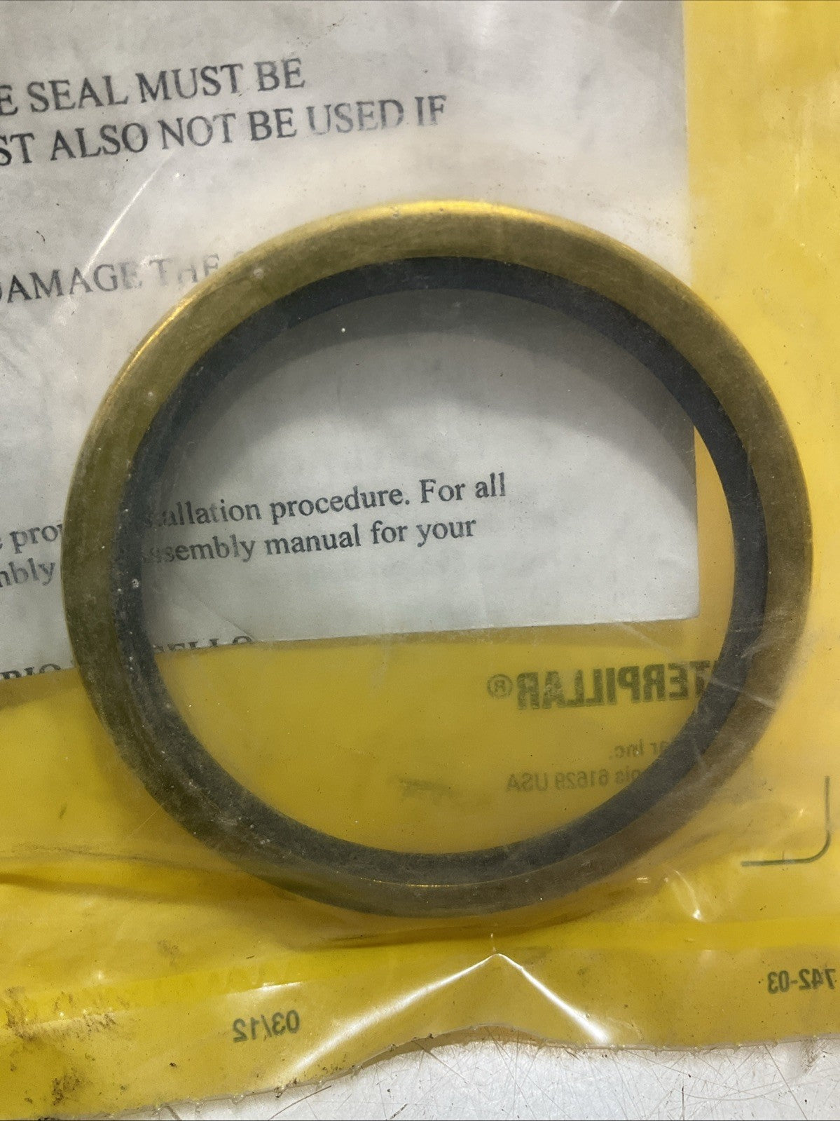 CAT-CATERPILLAR 1AF3S9643 OIL SEAL LOT OF 2 Y2M