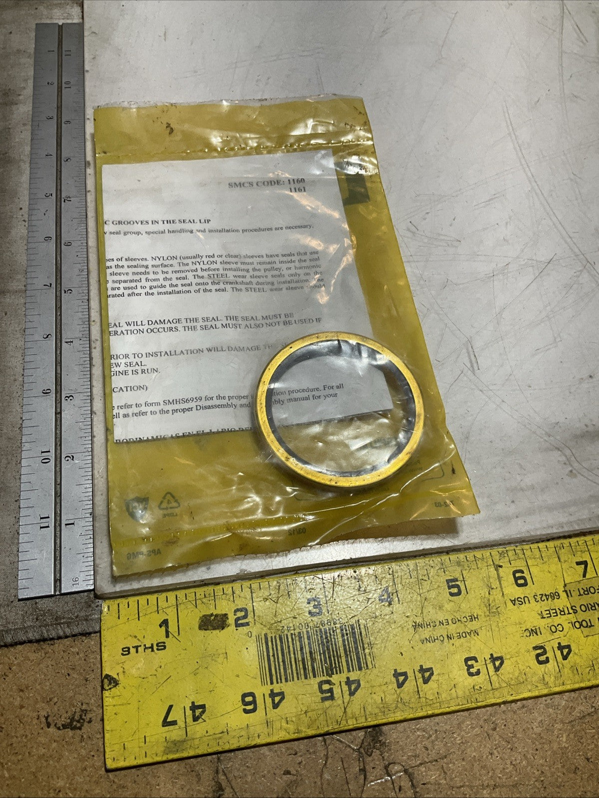 CAT-CATERPILLAR 1AF3S9643 OIL SEAL LOT OF 2 Y2M