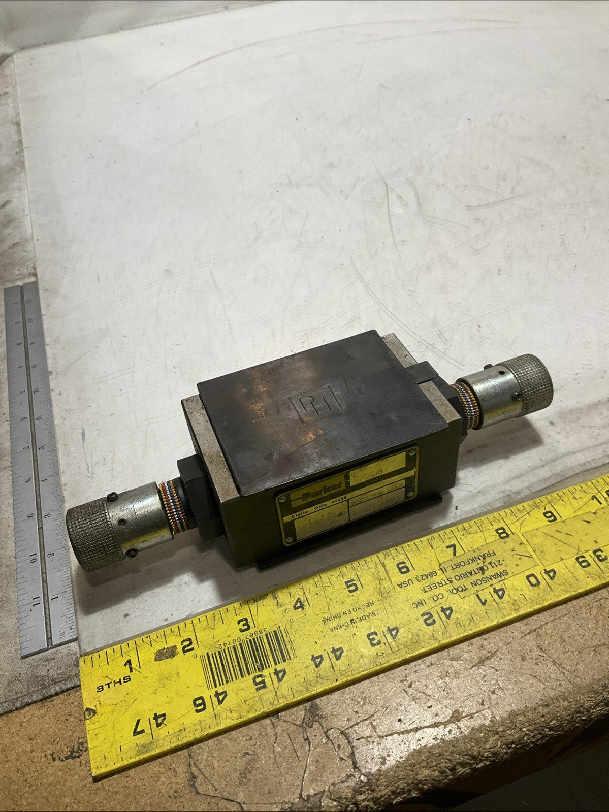 PARKER FM3DDKV HYDRAULIC FLOW CONTROL SYSTEMS VALVE 3000PSI MAX Y2M