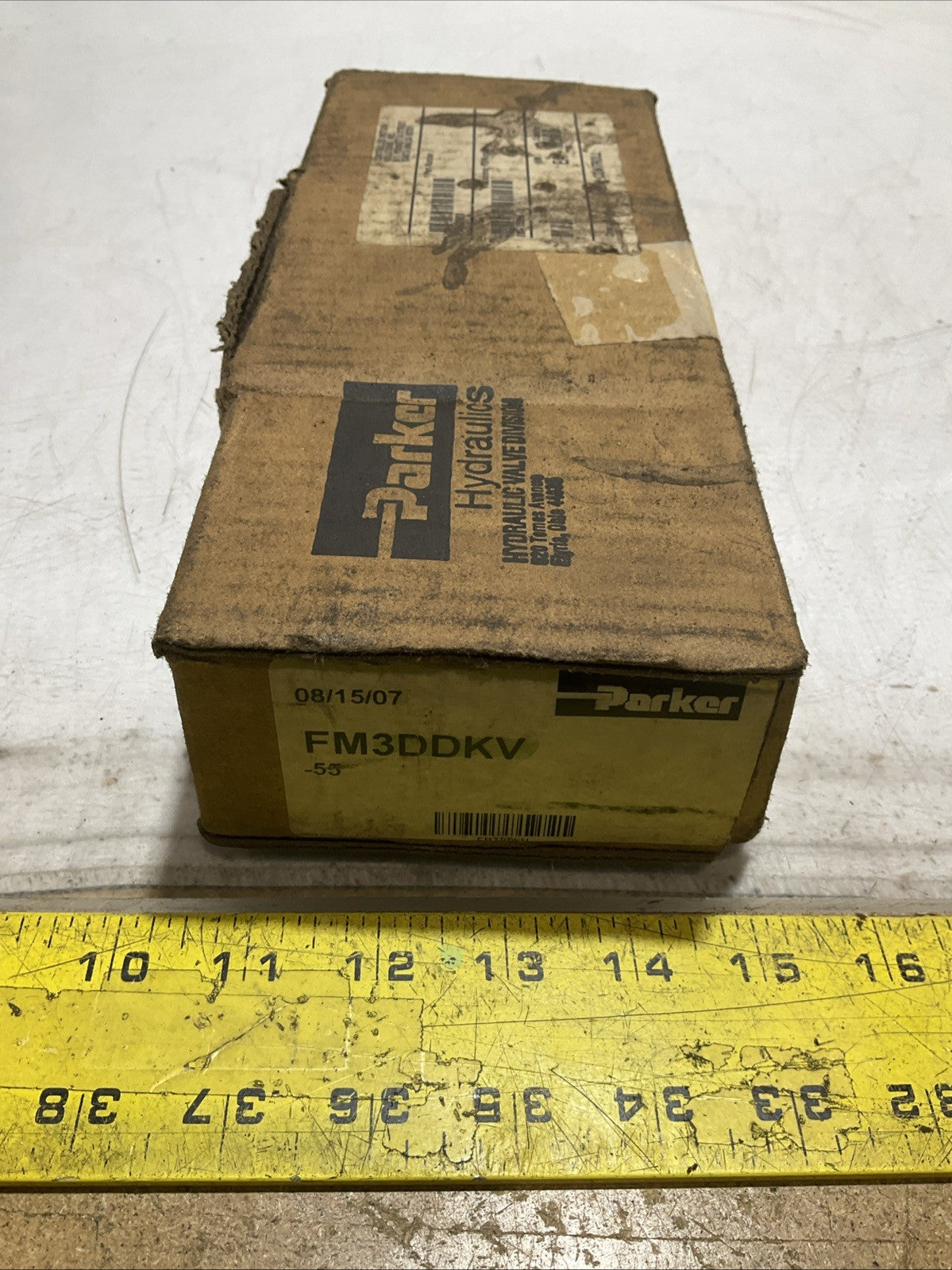 PARKER FM3DDKV HYDRAULIC FLOW CONTROL SYSTEMS VALVE 3000PSI MAX Y2M