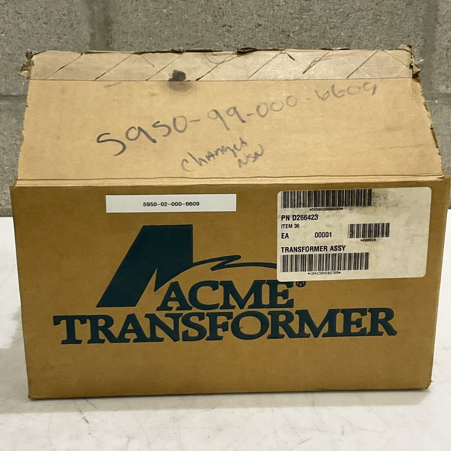 ACME TRANSFORMER TW-69933 GENERAL PURPOSE TRANSFORMER 60HZ 3 PH U3S