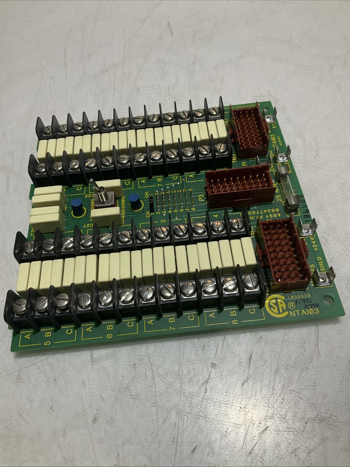 BAILEY NTA103 PC BOARD MODULE NETWORK RTD INPUT TERMINAL Z2M