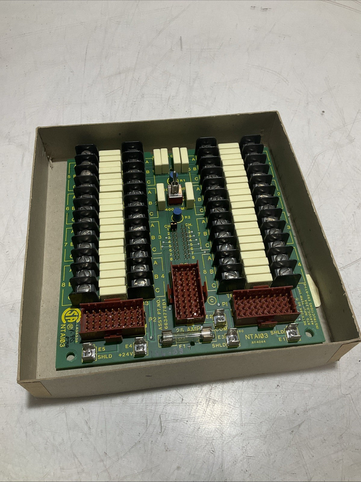 BAILEY NTA103 PC BOARD MODULE NETWORK RTD INPUT TERMINAL Z2M