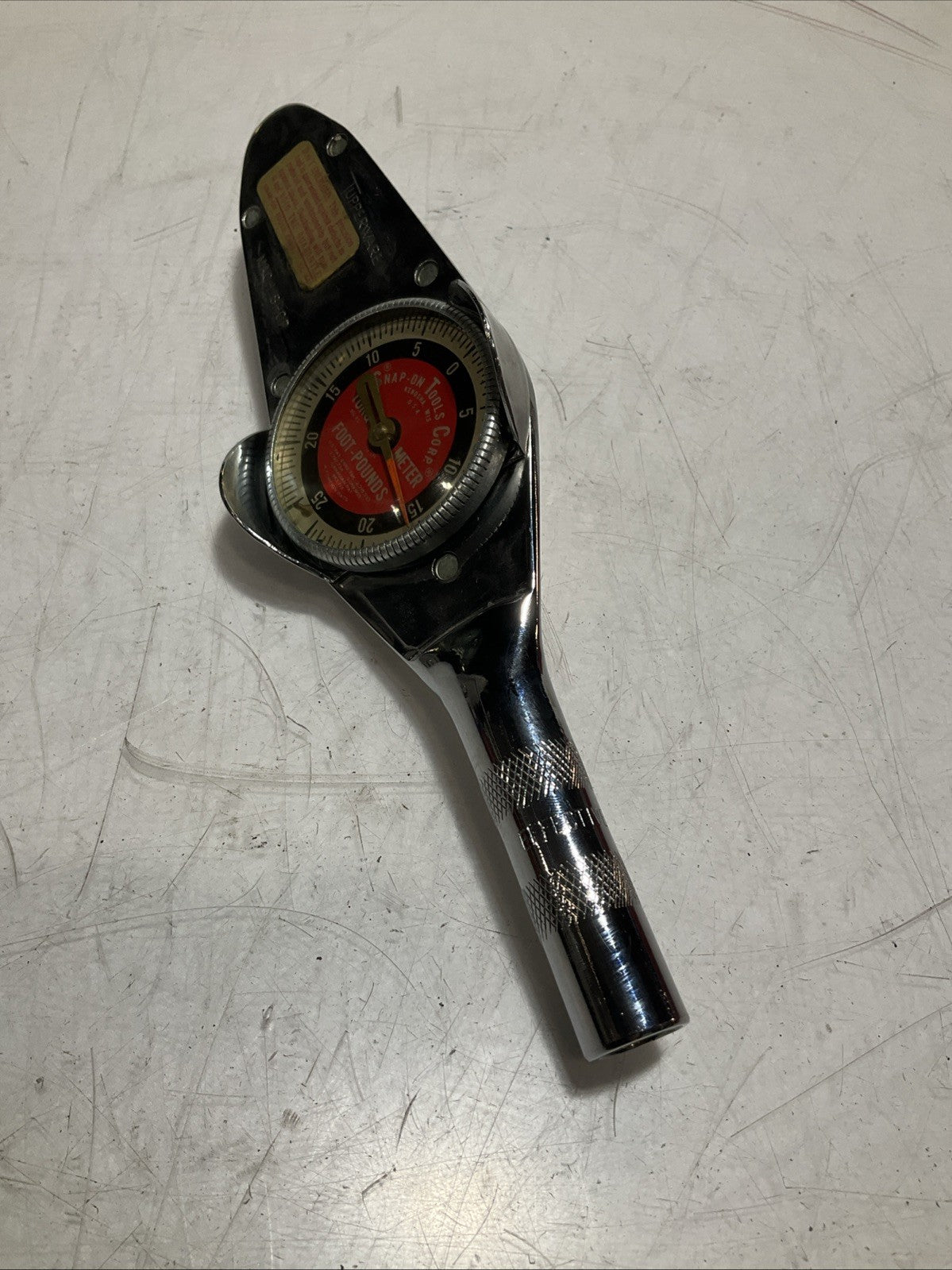 TORQOMETER 25-FA 1263 SNAP ON DIAL WRENCH WITH CASE Z2M