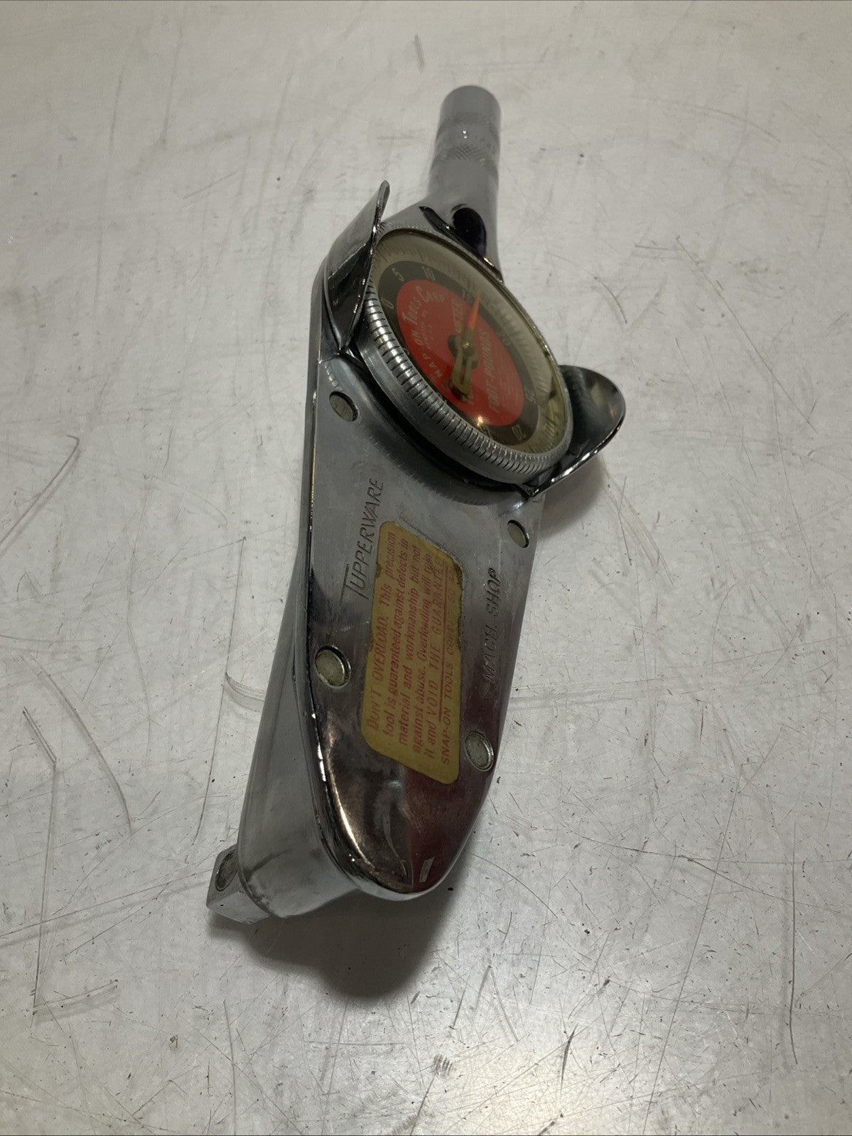 TORQOMETER 25-FA 1263 SNAP ON DIAL WRENCH WITH CASE Z2M