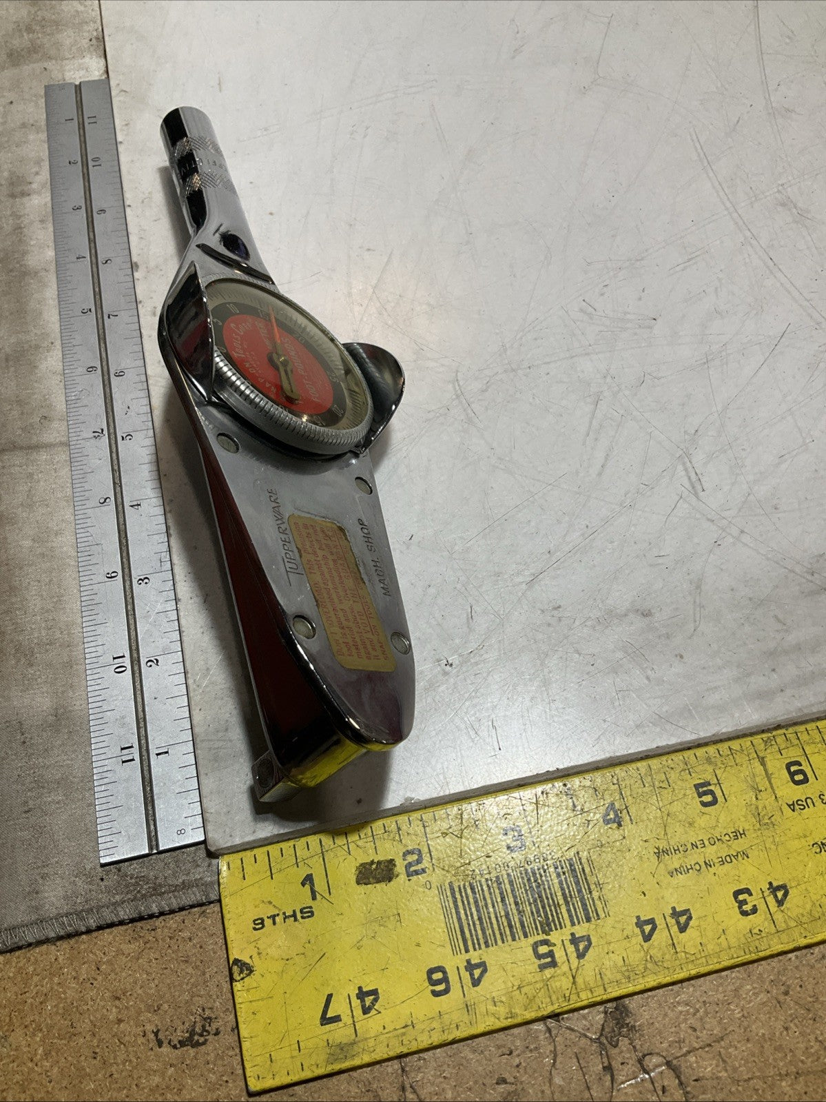 TORQOMETER 25-FA 1263 SNAP ON DIAL WRENCH WITH CASE Z2M