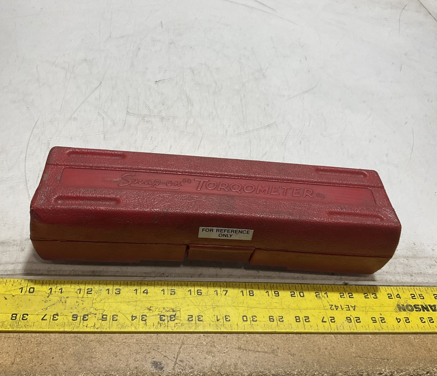 TORQOMETER 25-FA 1263 SNAP ON DIAL WRENCH WITH CASE Z2M