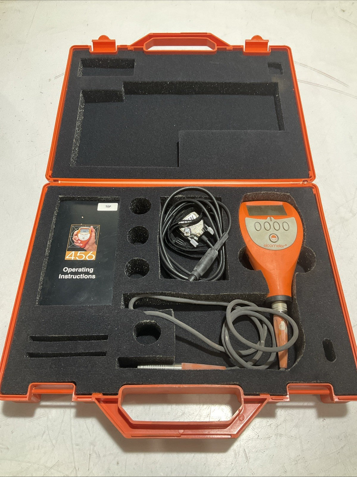 ELCOMETER 456 00085456 ULTRASONIC MATERIAL COATING THICKNESS GAUGES KIT Z2M