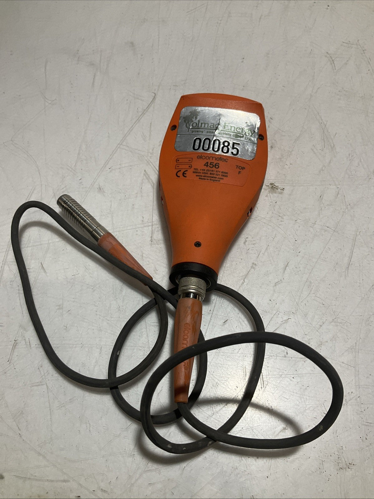 ELCOMETER 456 00085456 ULTRASONIC MATERIAL COATING THICKNESS GAUGES KIT Z2M