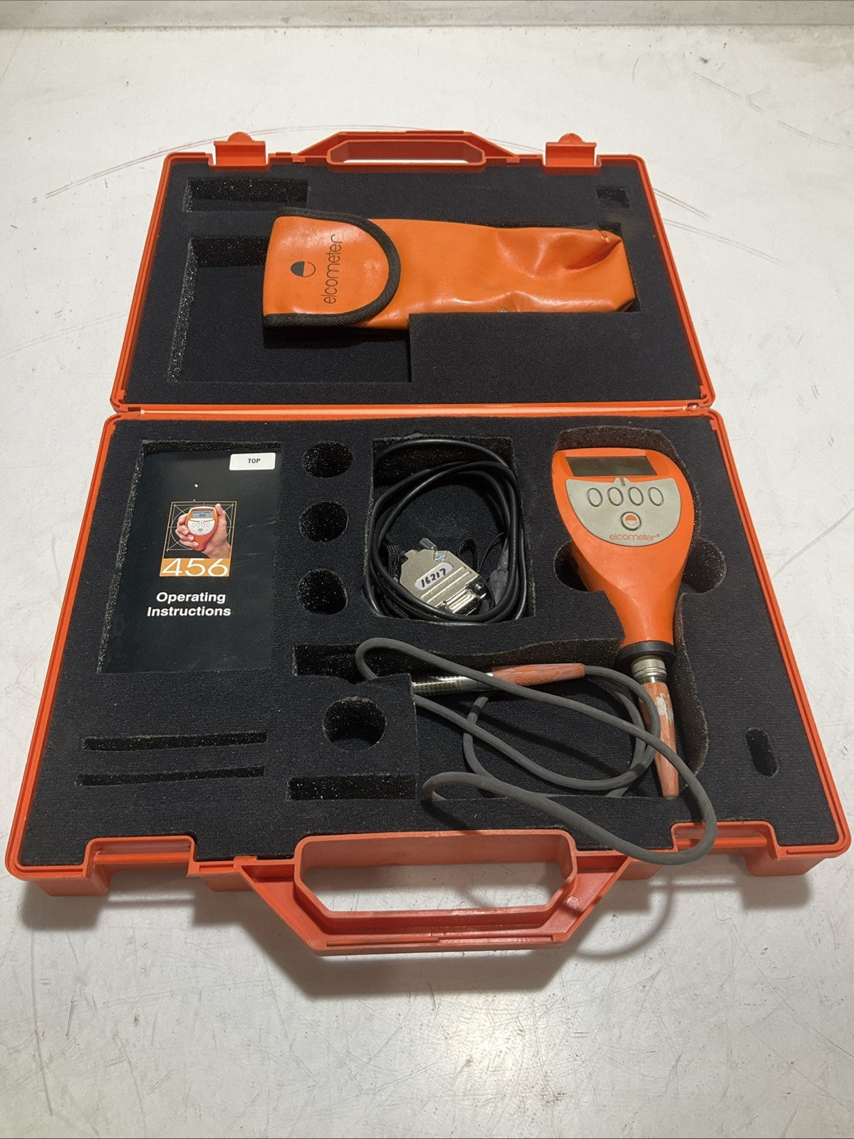 ELCOMETER 456 00085456 ULTRASONIC MATERIAL COATING THICKNESS GAUGES KIT Z2M