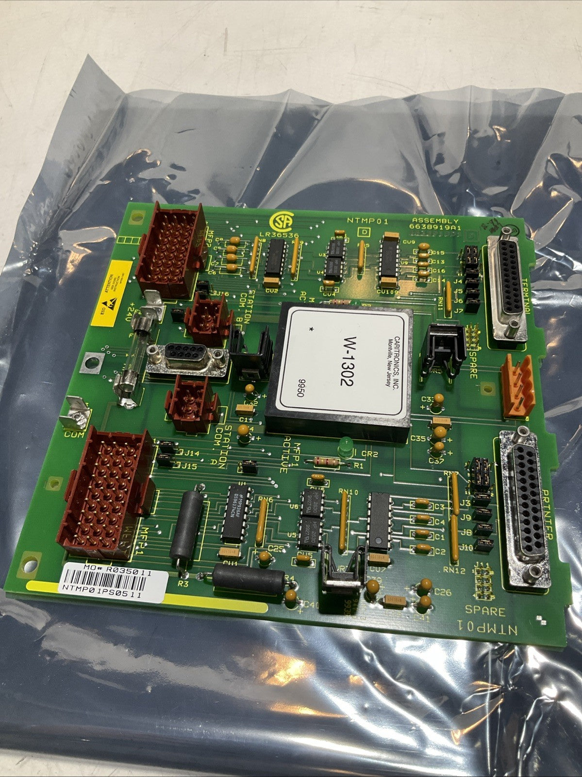 BAILEY NTMP01 6638919A1 MULTI-FUNCTION PROCESSOR TERMINATION UNIT Z2M