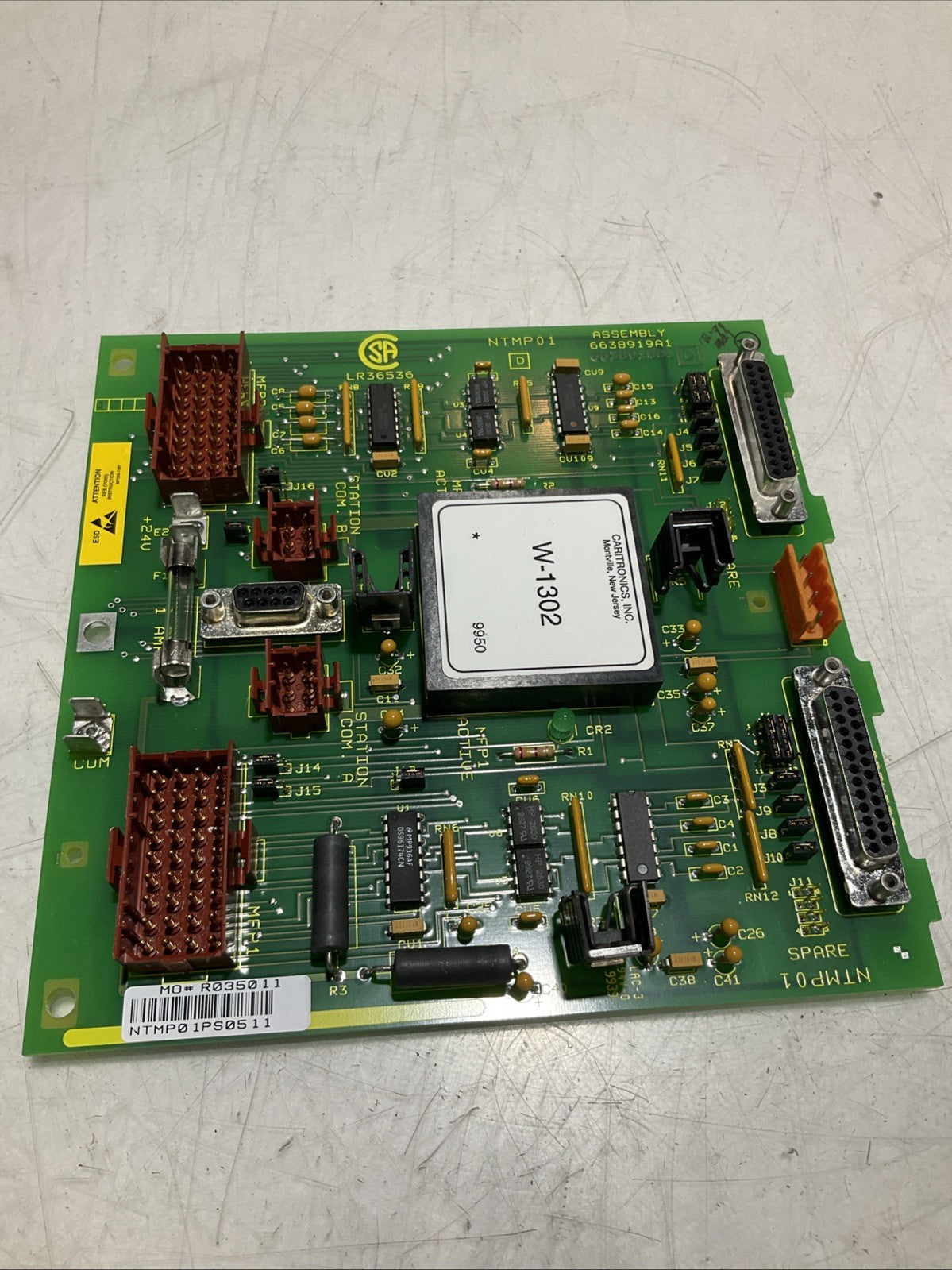 BAILEY NTMP01 6638919A1 MULTI-FUNCTION PROCESSOR TERMINATION UNIT Z2M