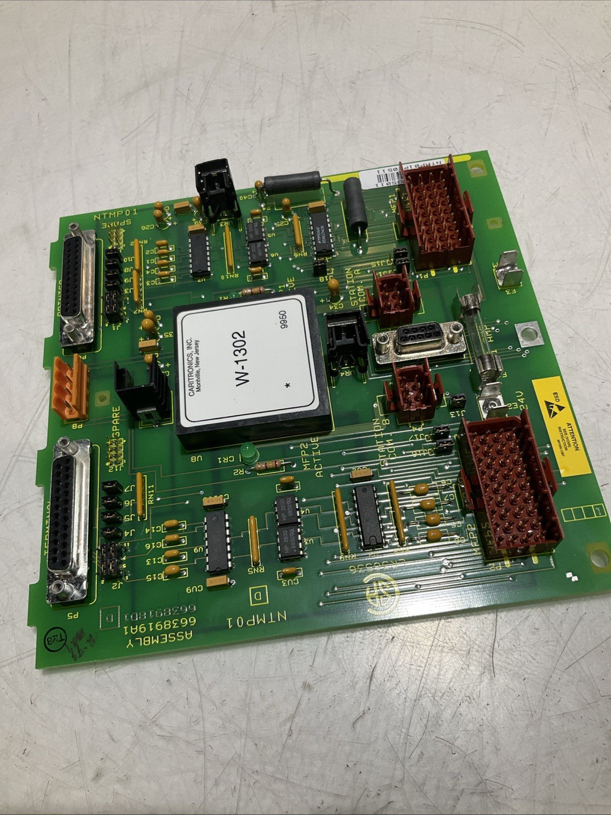 BAILEY NTMP01 6638919A1 MULTI-FUNCTION PROCESSOR TERMINATION UNIT Z2M