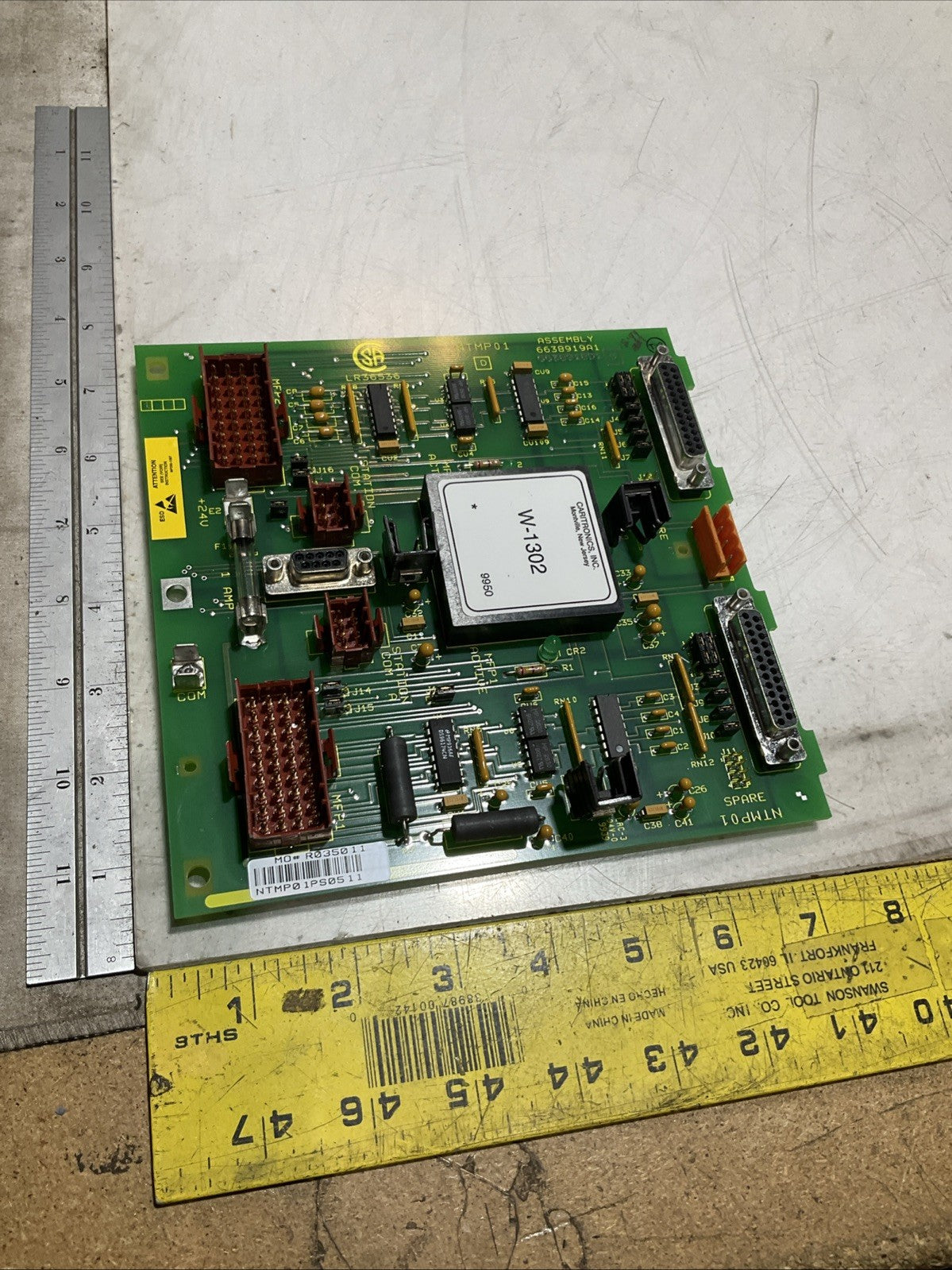 BAILEY NTMP01 6638919A1 MULTI-FUNCTION PROCESSOR TERMINATION UNIT Z2M