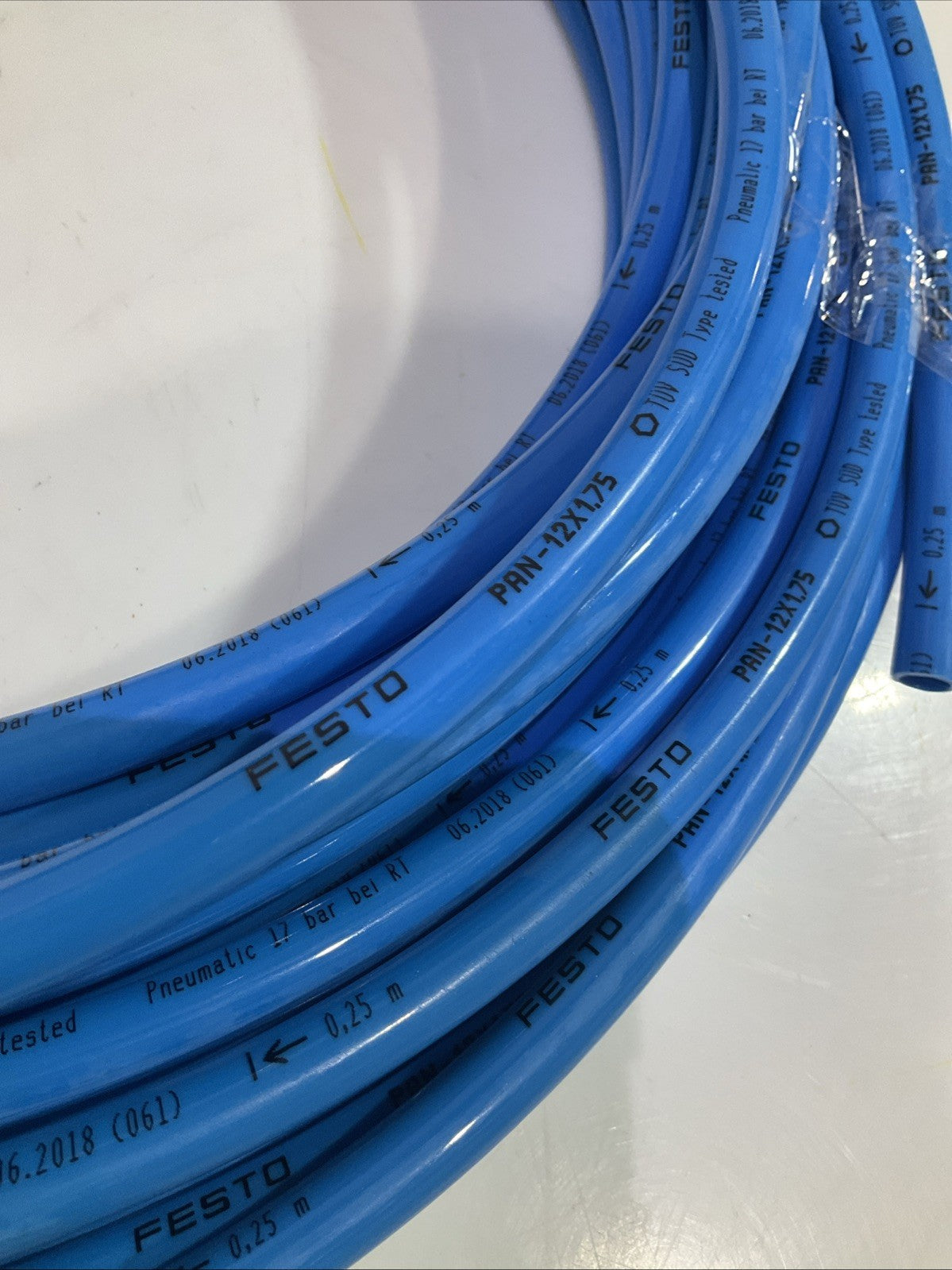 FESTO PAN-12X175-BL KUNSTSTOFFCHLAUCH PLASTIC PNEUMATIC TUBING 50M Z2M