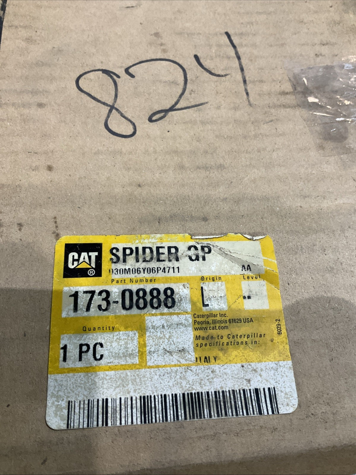 CAT- CATERPILLAR 173-0888 L UNIVERSAL JOINT SPIDER GP DRIVE ASSEMBLY Y2M