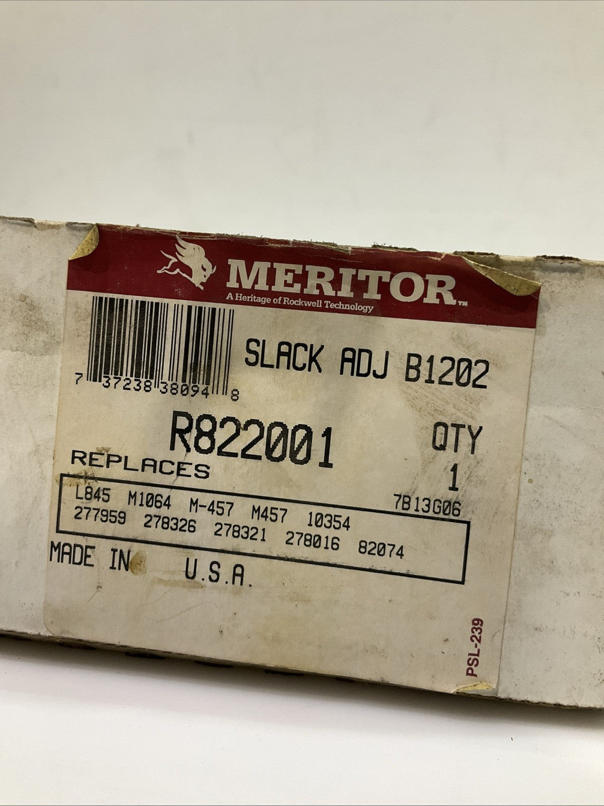 MERITOR R822001 AIR BRAKE SLACK ADJUSTER Y2M