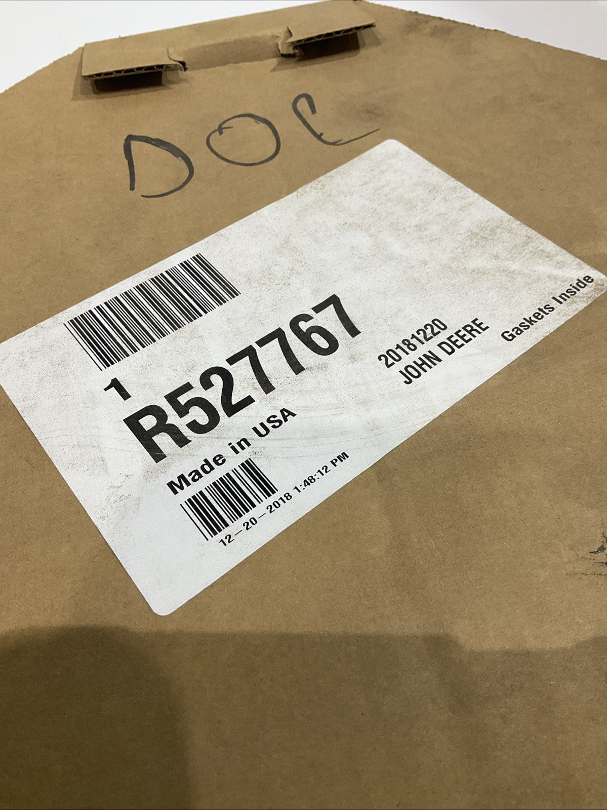 JOHN DEERE R527767 - 20181220 REPLACEMENT GASKETS LOT OF 3 Z2M