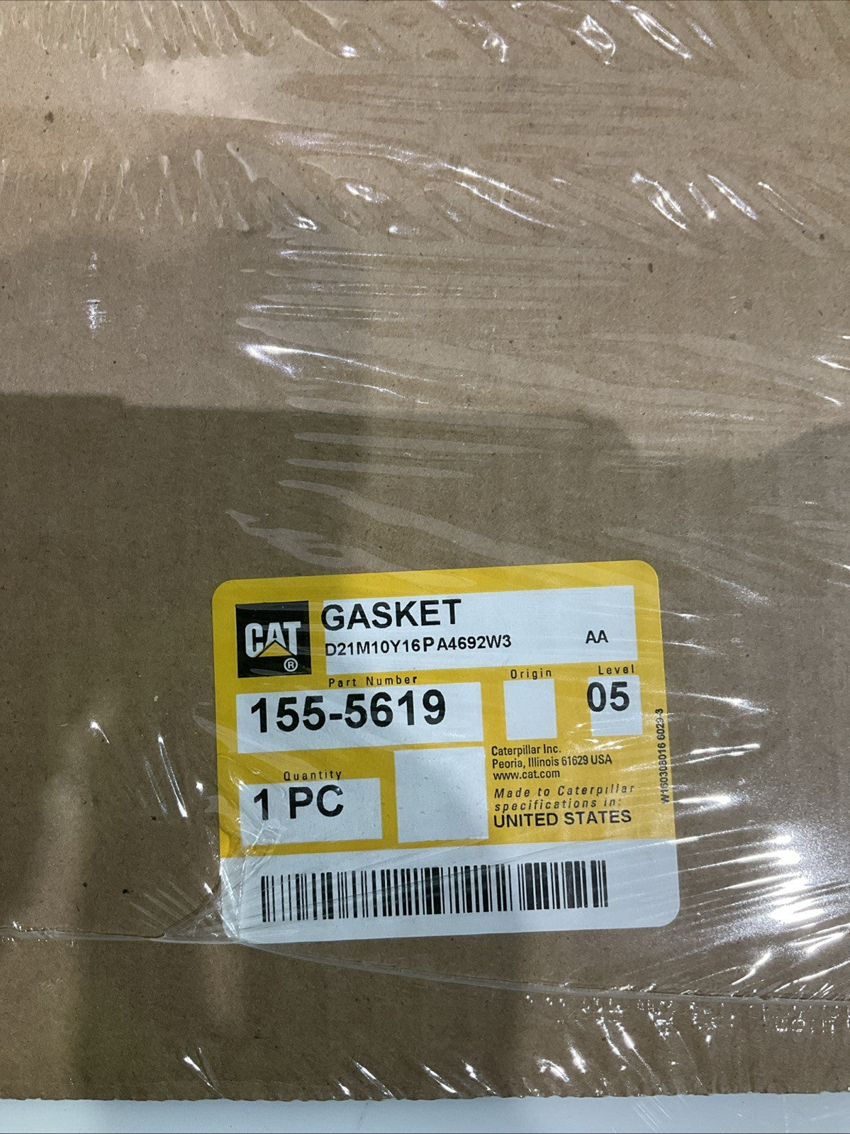 CAT- CATERPILLAR 155-5619 REAR COVER GASKET Z2M